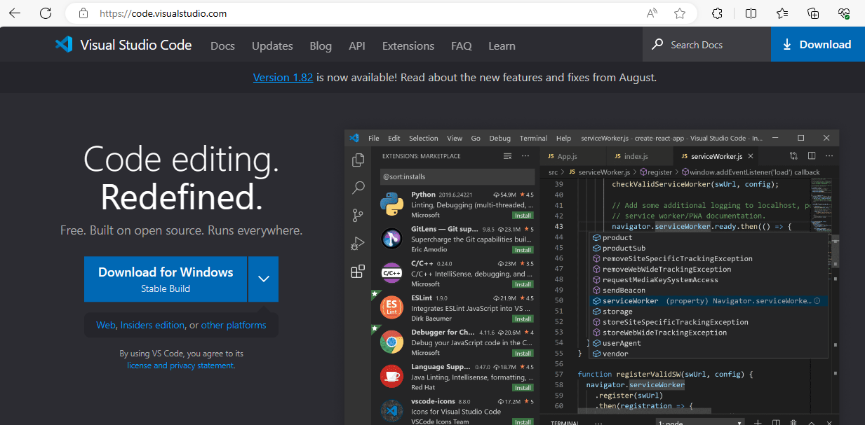 Visual Studio Code Site