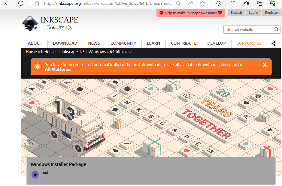 Inkscape Download Page